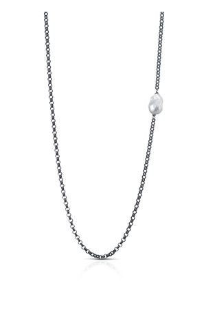 necklace with pearl Angela Puttini Gioielli | CO618A-BARGENTO